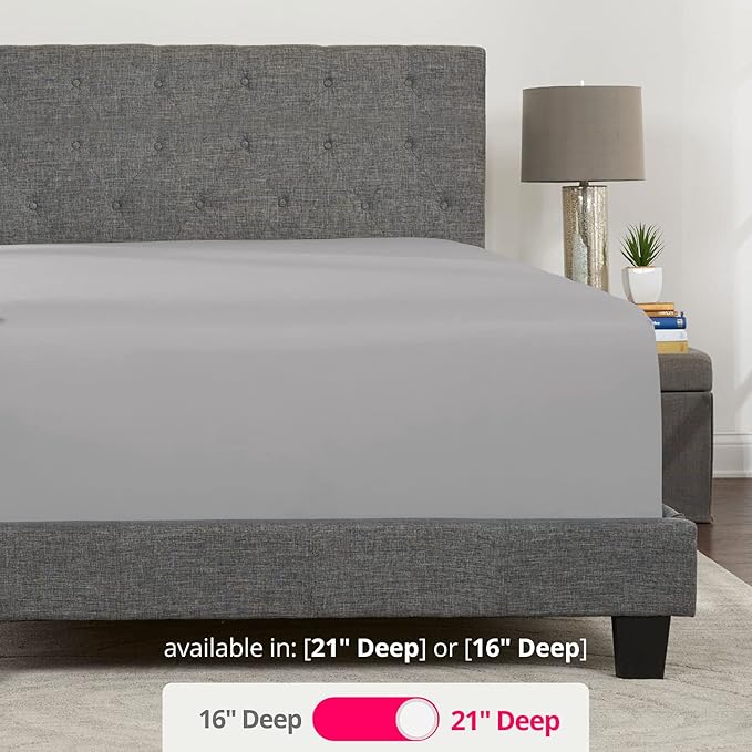 DeaLuxe California King Fitted Sheet Deep Pocket - Image 3