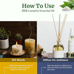 SVA Camphor Essential Oil – 16 Fl Oz – 100% Natural Camphor Oil - Image 6