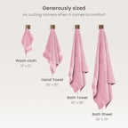 BIOWEAVES 100% Organic Cotton 700 GSM Plush Luxury Bath Towels - Image 7