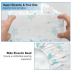 6 PCS Shower Caps for Women, Double Side Waterproof Shower Cap, Reusable - Image 6