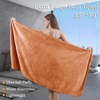 4 Piece Extra Large Bath Towels Set 35x70 Inches - Image 2
