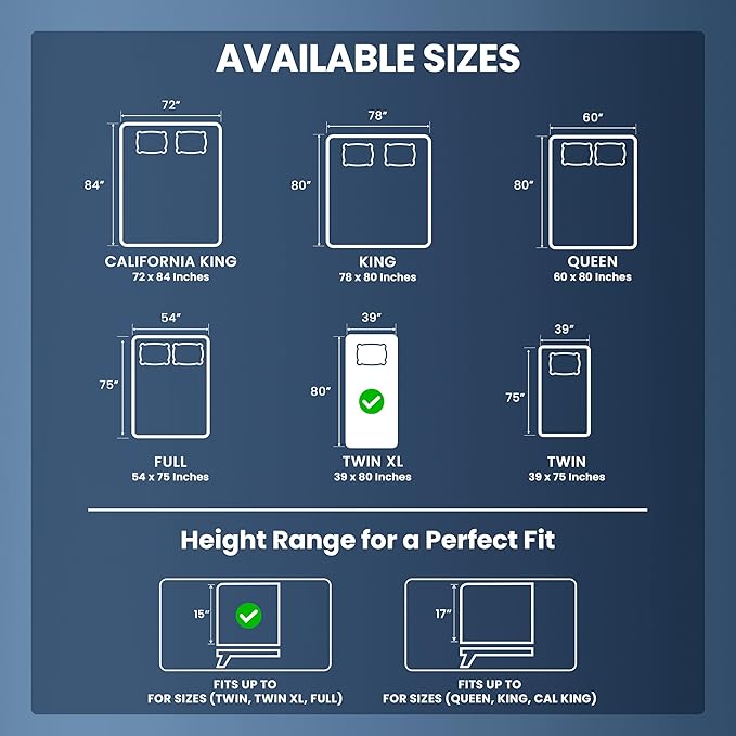 Utopia Bedding Waterproof Mattress Protector Twin XL Size, Premium Terry - Image 3
