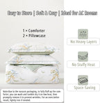 LEMIROE White Cotton Comforter King Size 3Pcs - Image 7