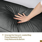 Goose Down Body Pillows for Adults, Large Body Pillow for Side Sleeper - Image 8