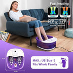 Foot Spa Bath Massager with Heat, Temperature Control, Bubbles and Epsom Salt - Image 2