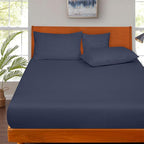 ROYALE LINENS 300 Thread Count 100% Long Staple Combed Cotton Fitted Sheet Full - Image 9