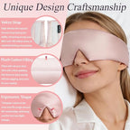 Silk Sleep Eye Mask for Side Sleeper Men Women, Eye Mask Sleeping 100% 22 Momme - Image 5