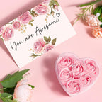 Birthday Gifts for Women Self Care Get Well Soon Gifts, Rose Relaxing Spa Gift - Image 9