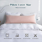 Simple&Opulence Body Pillow Cover 20" x 54", 100% Pure Linen, Ultra Soft and - Image 4