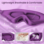 BeHoomi Sleep Mask, Premium Eye Mask - Image 4