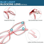 Oilway Blue-Light Blocking Glasses Computer Reading/Gaming/TV/Phones Glasses - Image 3