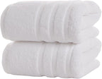 Bath Towels 2 Pack, 30 x 60 Inches, Large 100% Cotton Towels, Comfortable by Velqora
