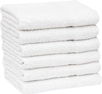GOLD TEXTILES 60 White Economy Bath Towels Bulk Cotton Blend - Image 8