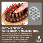 Wood Therapy Massage Tool for Belly Fat, Wooden Meridian Massage Body Brush for - Image 3