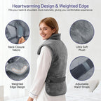 Heating Pad for Neck and Shoulders and Back Pain Relief, Heating Pad for Back - Image 3