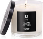 Lulu Candles | Clean Cotton | Luxury Scented Soy Jar Candle | Hand Poured in - Image 2