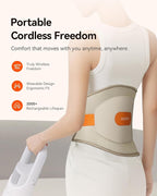IKEEPFIT Portable Heating Pad for Back, Cordless Wearable Heat Belt - Image 3