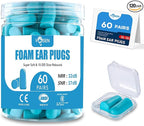 VOISEN 60 Pairs Foam Ear Plugs, Ear Plugs by VOISEN
