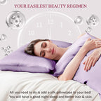 100% Silk Pillow Cases 2 Pack Standard Size Mulberry Silk Pillowcase Set of 2 - Image 3