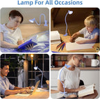 Clip on Light USB Reading Light, Eye Care Dimmable Reading Lamp Flexible - Image 5