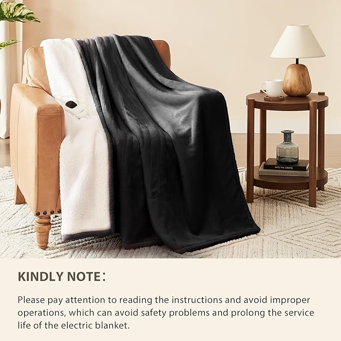 Homemate Electric Heated Blanket Twin Size - Image 6
