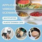 YIZIJIZI 100PCS Disposable Shower Caps, Large Thick Clear Waterproof Shower Cap - Image 5