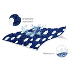 Pack and Play Mattress Protector Sheets Fitted Waterproof Pack and Play - Image 2