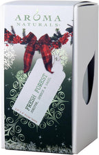 Aroma Naturals Holiday Juniper, Spruce and Basil Essential Oil Pillar Candle - Image 2
