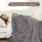 LaffyLo Electric Heated Blanket Full Size 72 x 84, Fast Heating Blanket - Image 6
