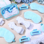 Hoteam 24 Pcs Spa Party Favors Supplies 6 Spa Headband 6 Plush Sleep Eye Mask 6 - Image 6