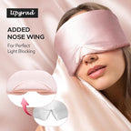 LitBear Silk Sleep Mask for Side Sleeper, Eye Mask Sleeping for Women Men 100% - Image 3