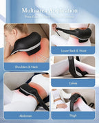 Neck Massager with Heat Cordless: Shiatsu Back Shoulder Massage Tools - Image 5