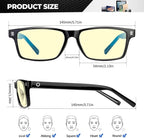 ANYLUV Blue Light Glasses Men Woman, Eye Strain Relief Eye Protection - Image 4