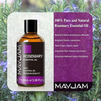 Rosemary Essential Oil with Dropper, MAYJAM Pure Rosemary Oil Aromatherapy Oils - Image 3