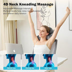 3-in-1 Neck Massager with Heat, Portable Cordless Neck Massager - Image 5