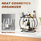 Perfume Organizer for Dresser, 2 Tier Vanity Makeup Organizer, Bathroom - Image 8