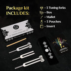 Tuning Forks for Healing Set — Essential Yoga and Meditation Accessories & - Image 4