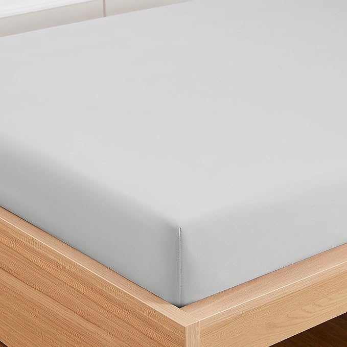 Queen Fitted Sheet Only with Full Elastic & Built in Corner Sheet Straps to - Image 4