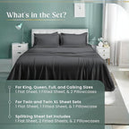 100% Cotton Sheets King Size Sheets Set - Image 2
