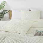 Andency Ivory Twin/Twin XL Comforter Set, Boho Soft Warm Cute Comforter Twin - Image 3