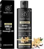 Organic - Vanilla Full Body Massage Oil - No Stain & Non-Sticky | by DudesLove