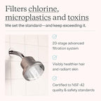 MDhair Filtered Shower Head for Healthier Hair & Skin – Removes Chlorine & - Image 3