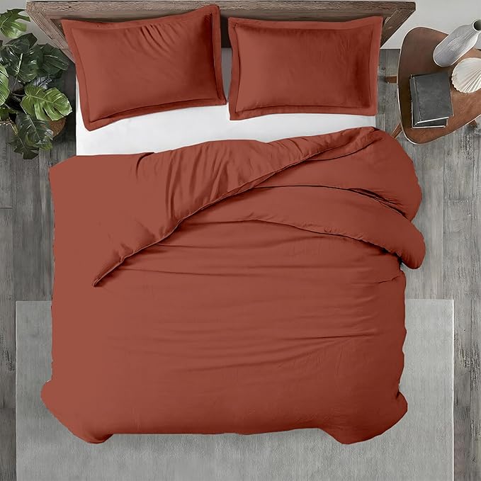 Kotton Culture 3 Pc Twin XL/Twin Duvet Cover Set-100% Egyptian Cotton 600 by KottonCulture