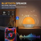 Geuuap Sunrise Alarm Clock White Noise Sound Machine - Image 5