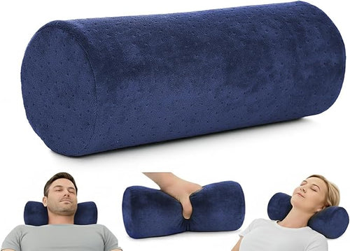 AllSett Health Round Cervical Roll Cylinder Bolster Pillow by AllSettHealth