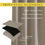 NICETOWN Bedroom Curtains Blackout Draperies - Image 4