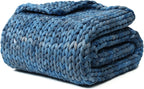 YnM Weighted Blanket, Handmade Chunky Knitted Design, Soft and Cozy, by YNM