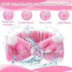 50 Pcs Pink Spa Headband Bulk Spa Sleepover Party Supplies - Image 5