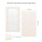 Konssy Muslin Crib Sheets for Girl Boy - Image 4