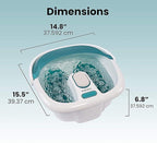 HoMedics Bubble Spa Elite Footbath, 2-in-1 Removable Pedicure Center, Toe-Touch - Image 7